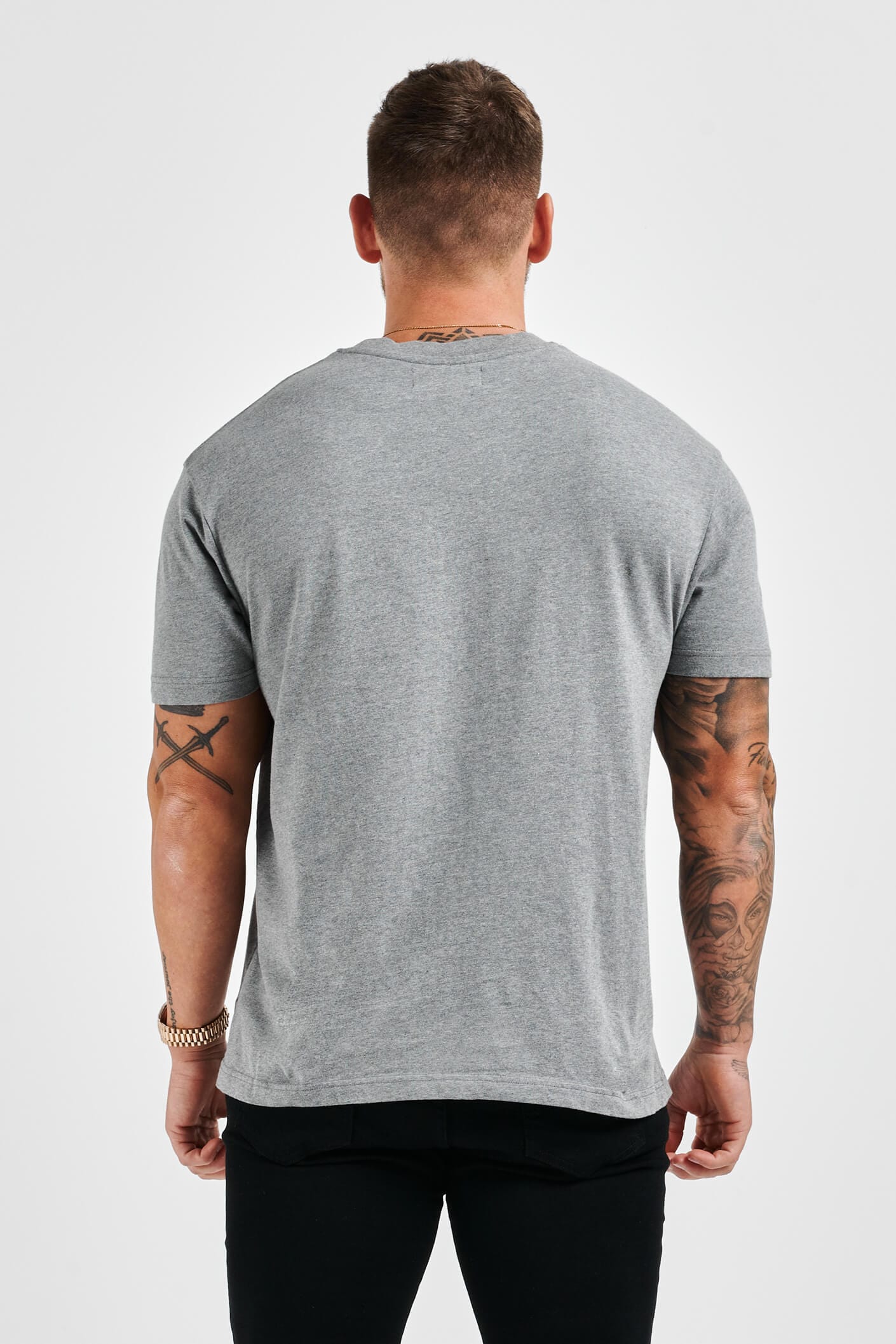 T-SHIRT - DARK GREY MARL