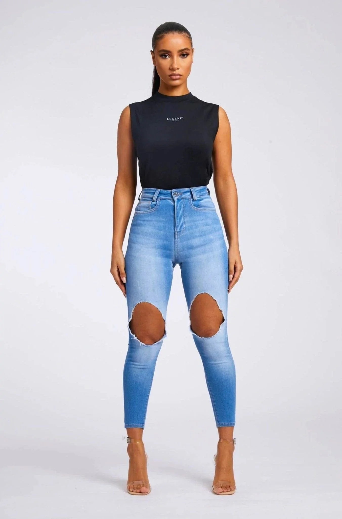 KNEE RIP - INDIGO BLUE