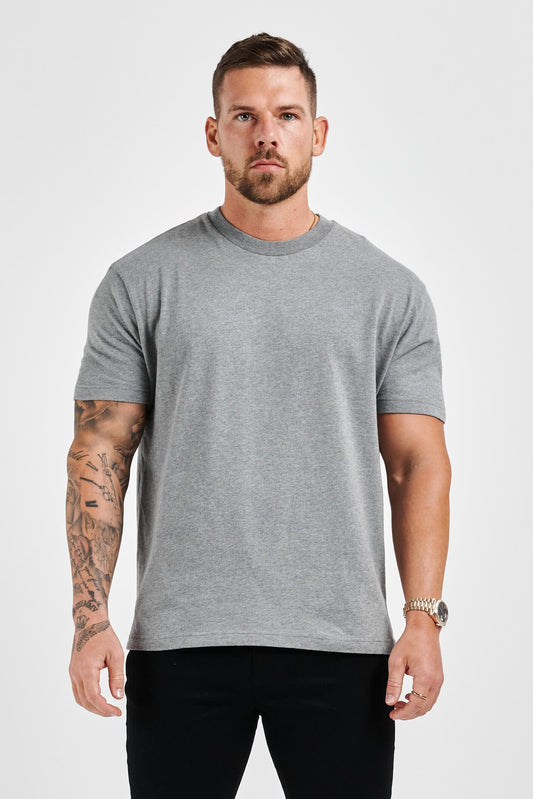 T-SHIRT - DARK GREY MARL