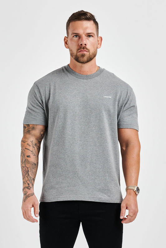 T-SHIRT - DARK GREY MARL