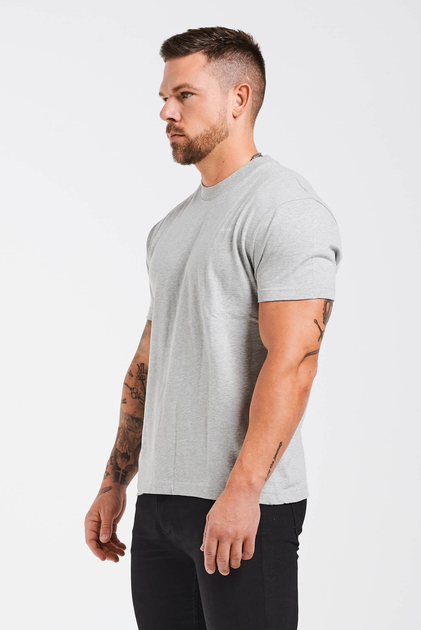 T-SHIRT - GREY MARL