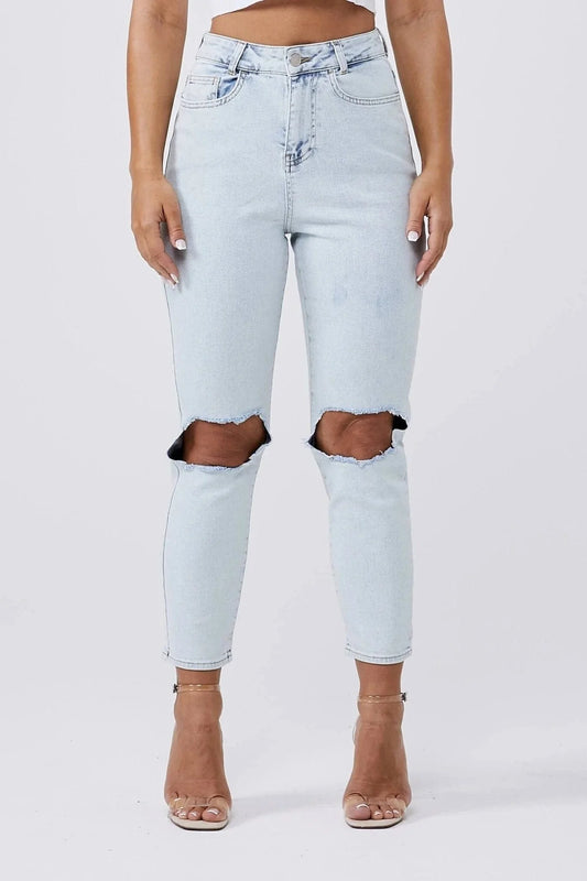 RIPPED - BLEACH WASH
