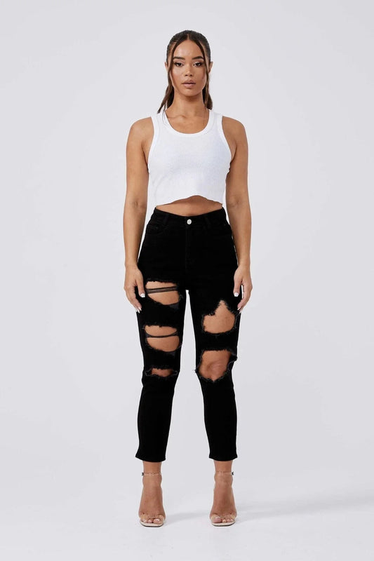 MULTI RIPPED - BLACK