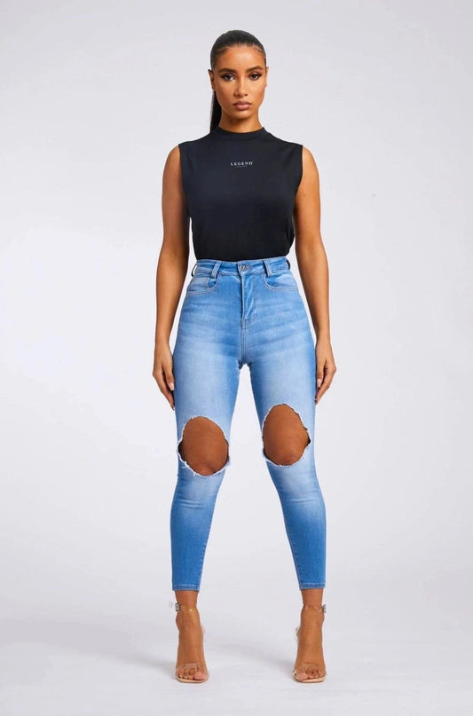 KNEE RIP - INDIGO BLUE