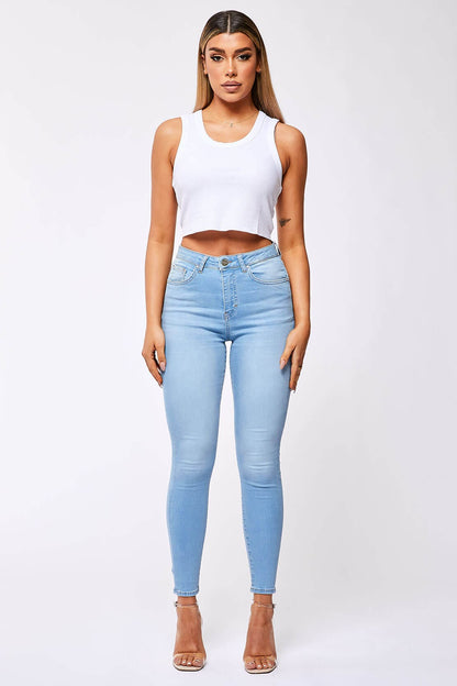 JEANS - WASHED PALE BLUE