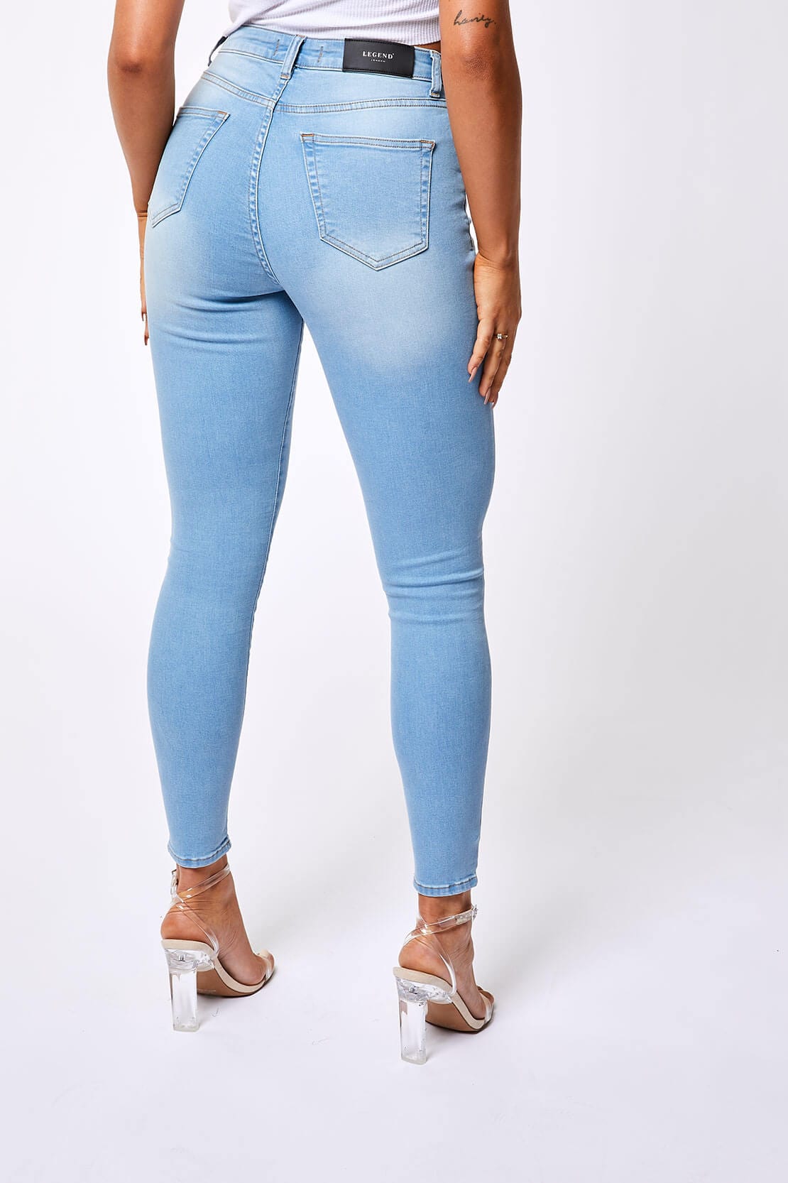 JEANS - WASHED PALE BLUE